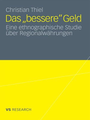 cover image of Das ‚bessere' Geld